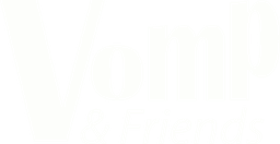 White Vomp&Friends logo